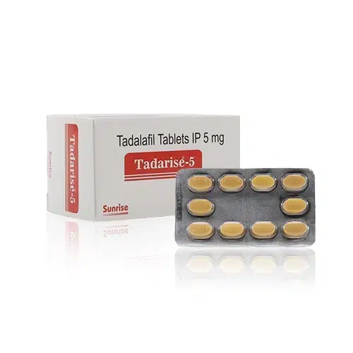 Tadarise-5每日犀利士10顆裝產品圖 犀利士每日錠5mg盒裝與藥錠展示圖